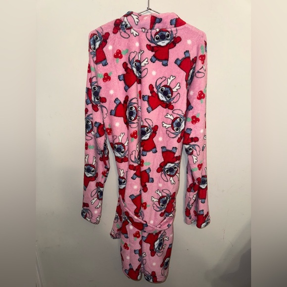 Pink Stitch Patterned Robe Christmas - Picture 3 of 3